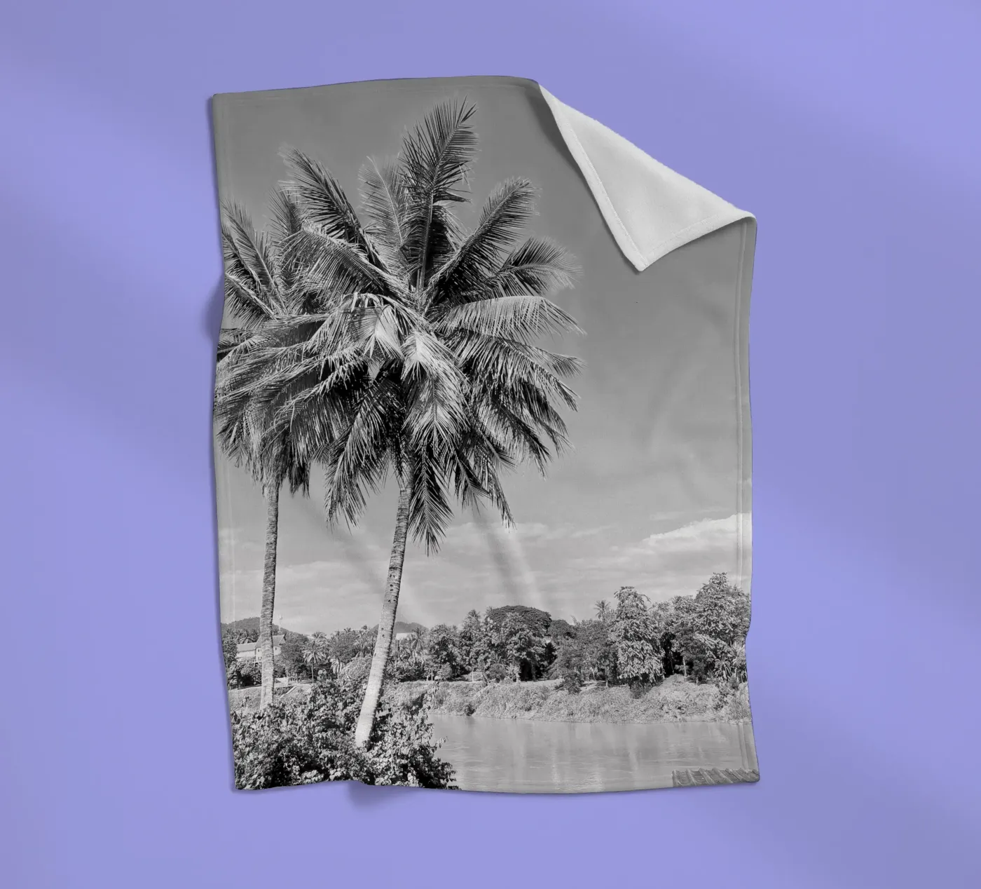 palmtree Fleecedecke von Reiselust