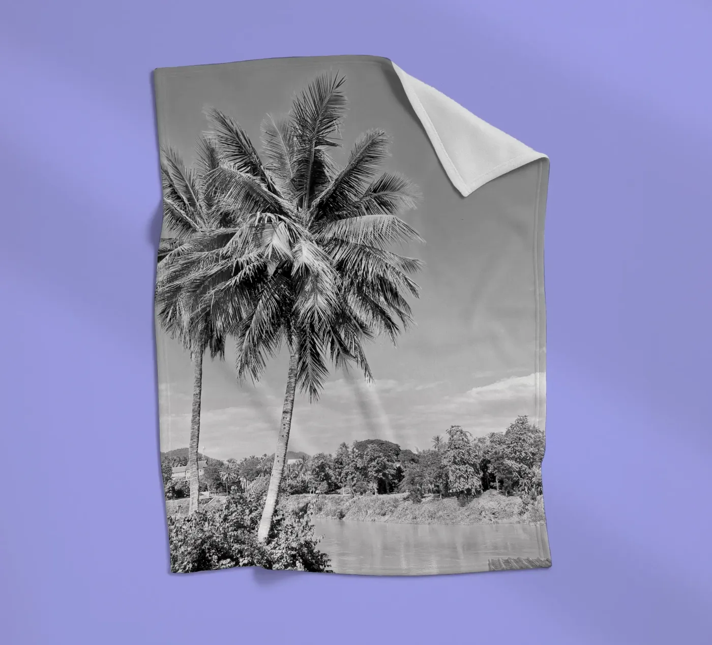 palmtree fleecedeken van Reiselust