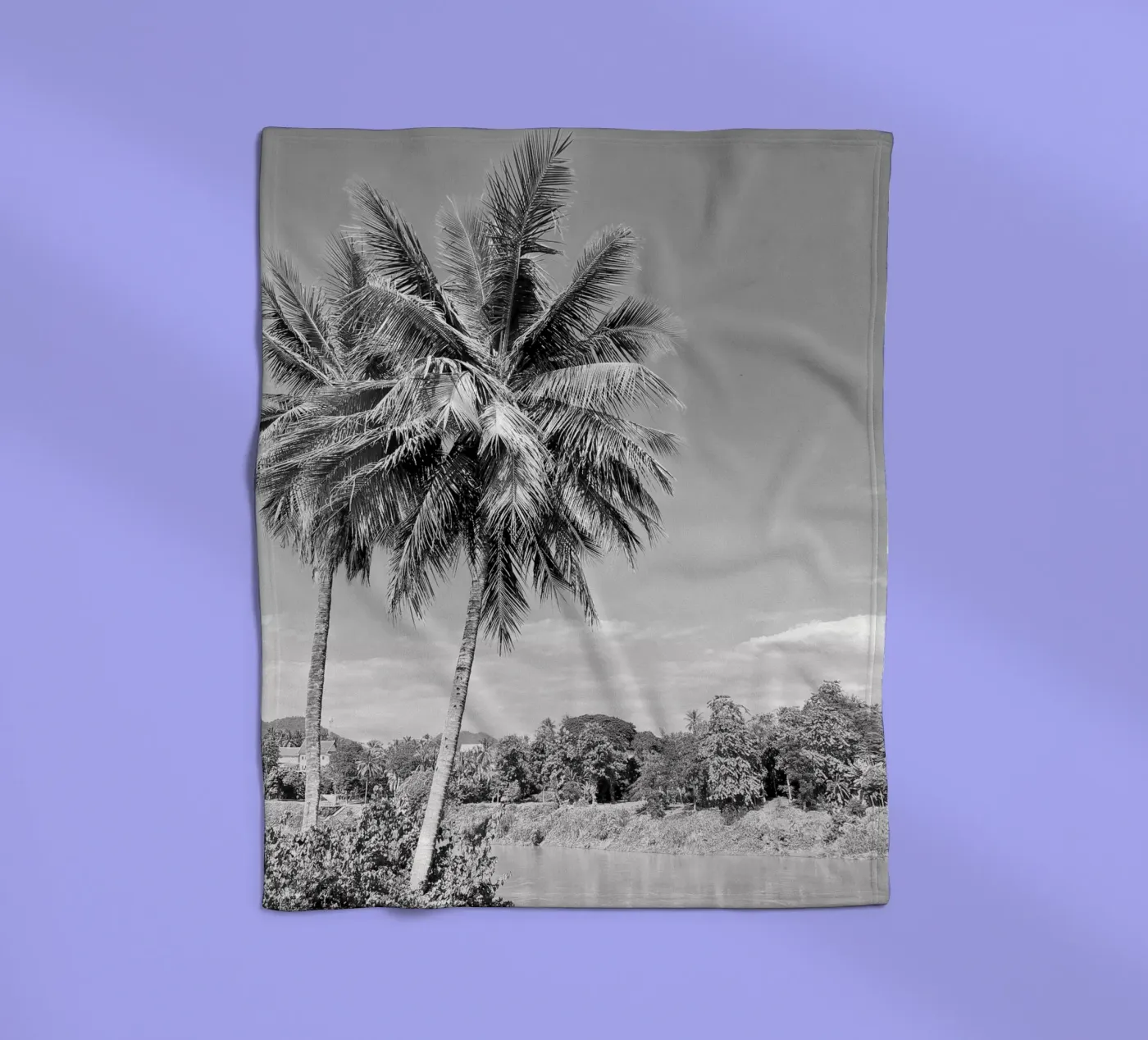 palmtree Fleecedecke von Reiselust
