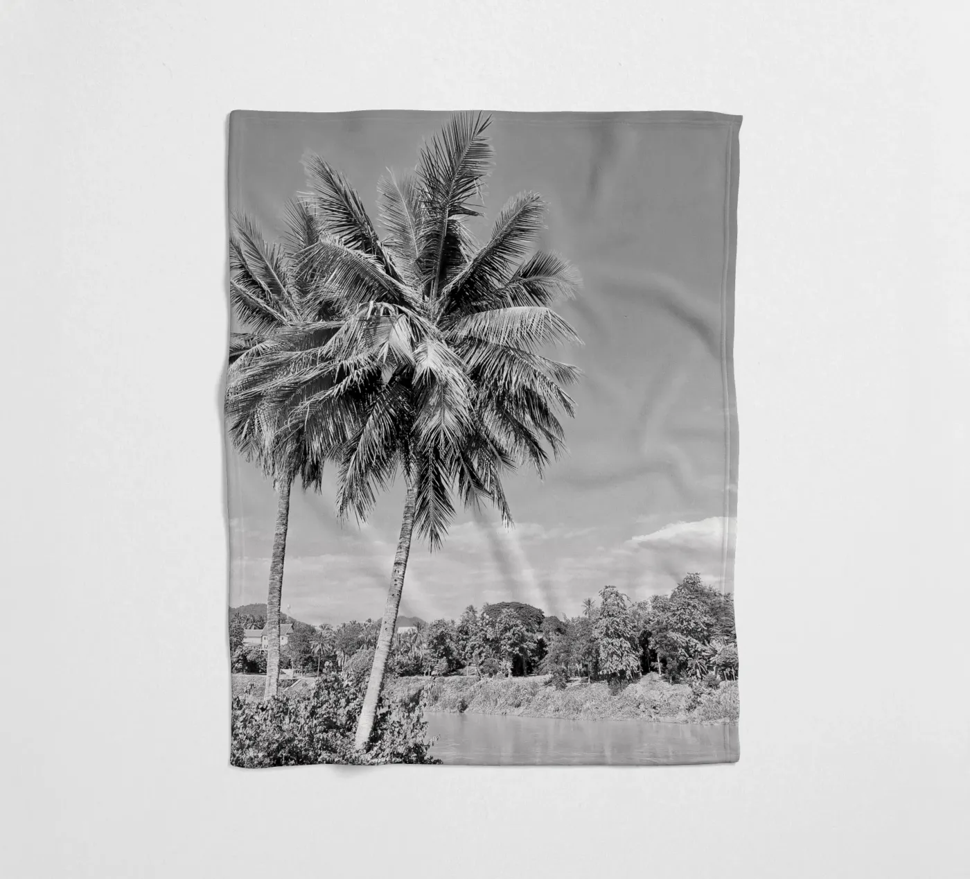 palmtree Fleecedecke von Reiselust