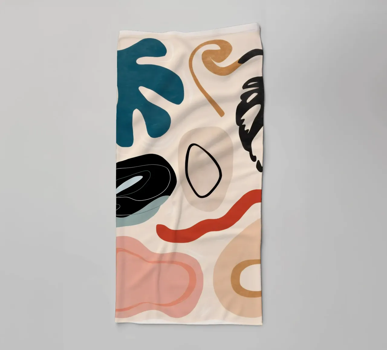 Abstract Forms in Motion towel by Bruce Juice
