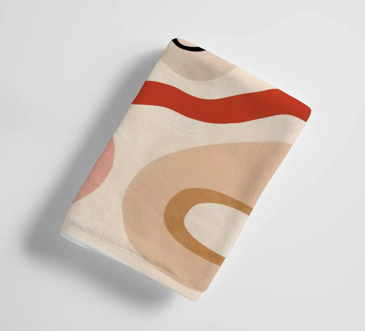 Abstract Forms in Motion towel by Bruce Juice
