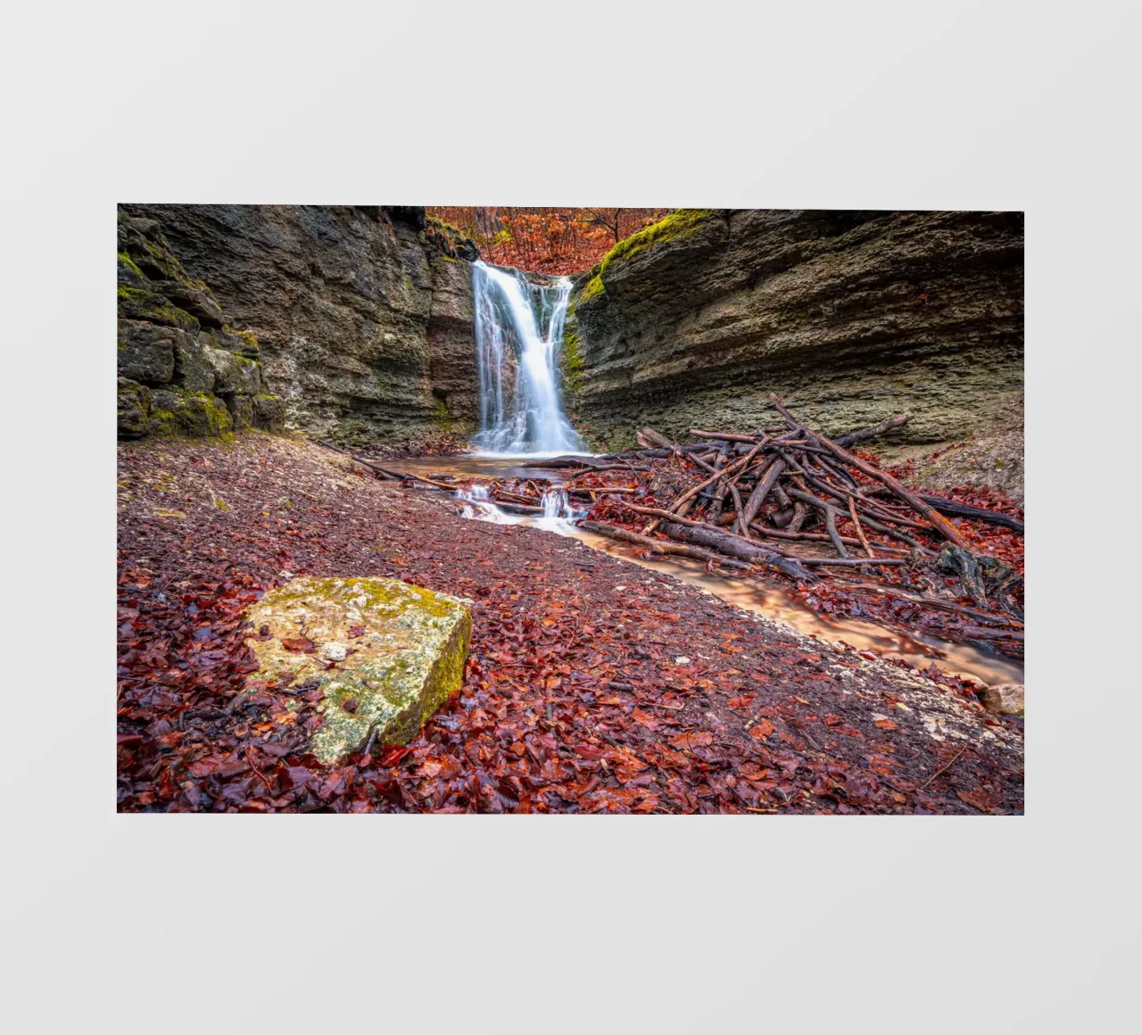Cascata a Burschenplatz telo in pvc da Marcus Beckert | Fotografie