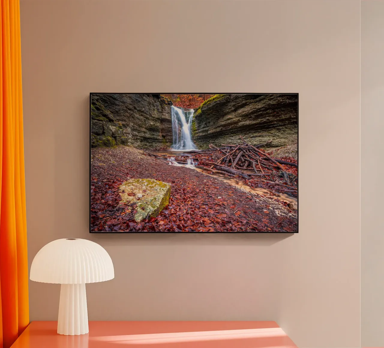 Waterfall at Burschenplatz acrylic glass by Marcus Beckert | Fotografie