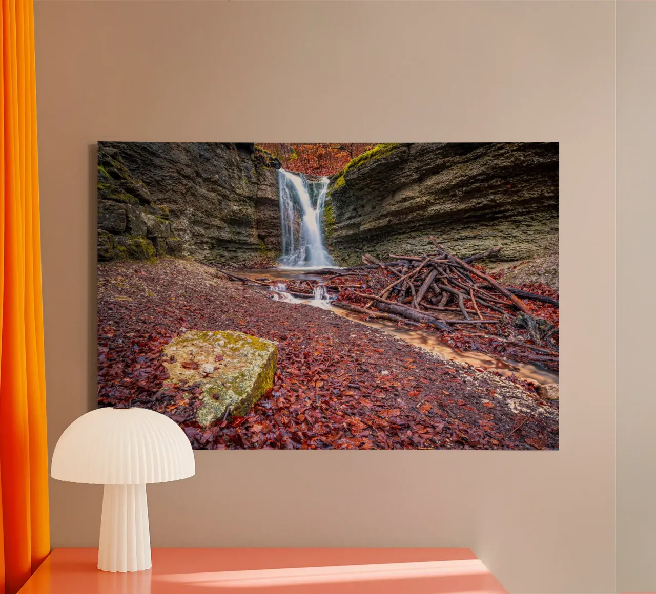 Waterfall at Burschenplatz canvas by Marcus Beckert | Fotografie