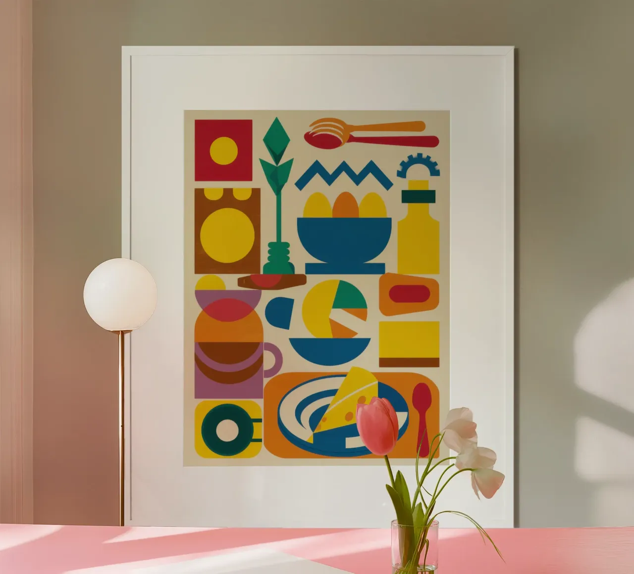 Colori primari in cucina poster da Bruce Juice