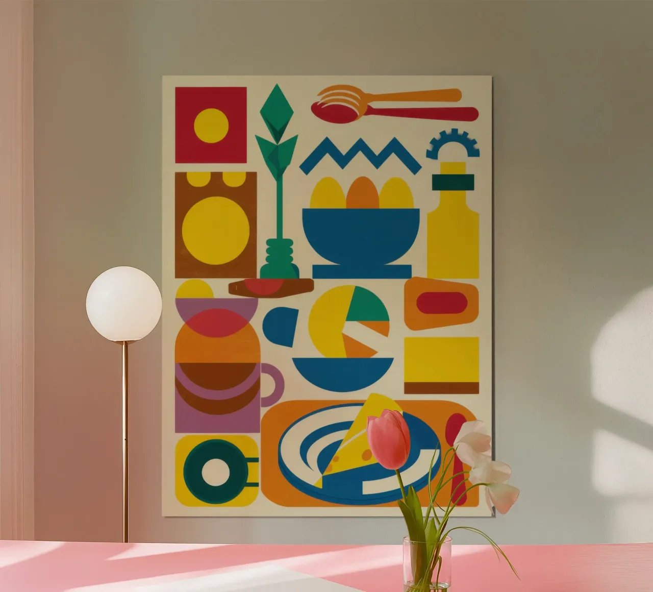 Colori primari in cucina poster da Bruce Juice