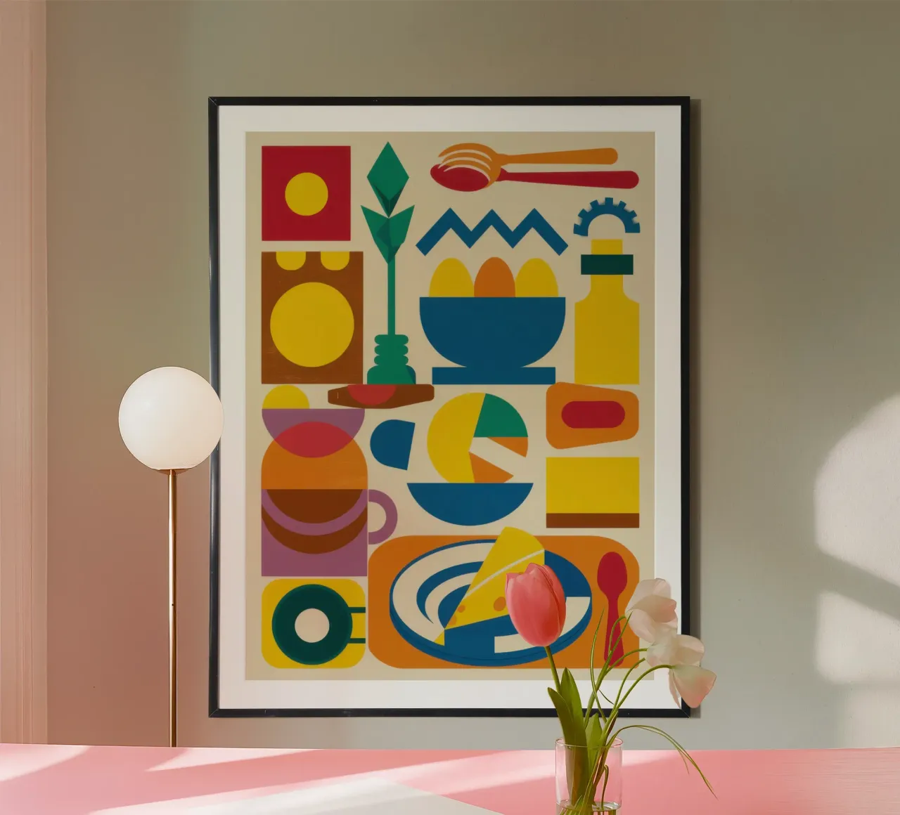 Colori primari in cucina poster da Bruce Juice