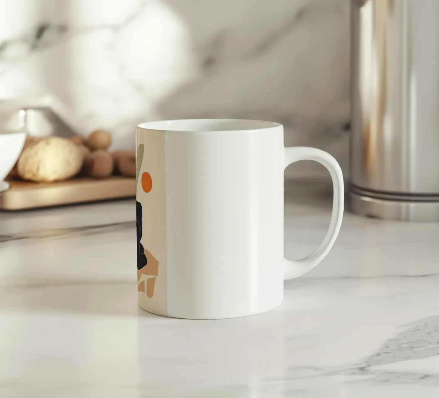 Nude ceramic mug by ThingDesign