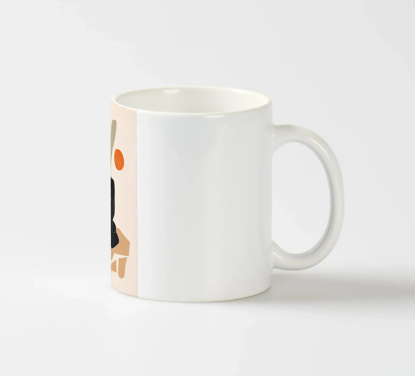 Nude ceramic mug by ThingDesign