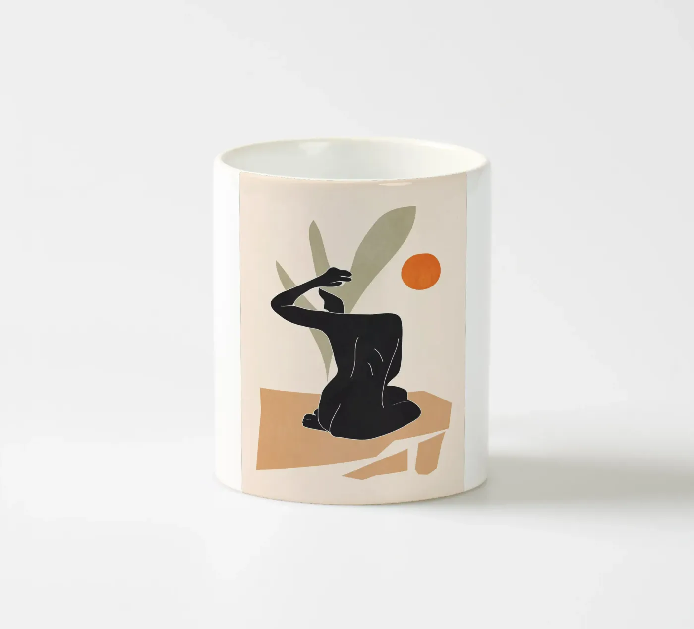 Nude ceramic mug by ThingDesign