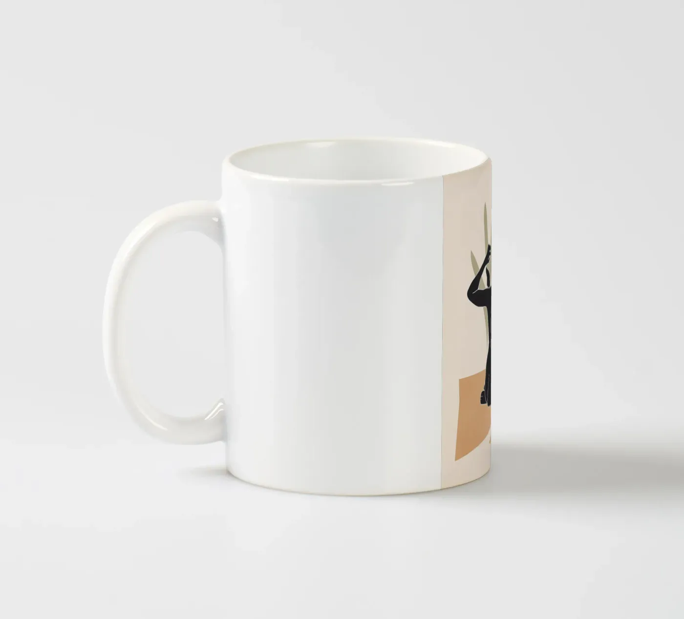 Nude ceramic mug by ThingDesign