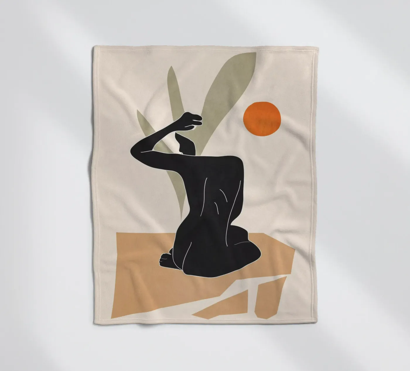 Nude Fleecedecke von ThingDesign