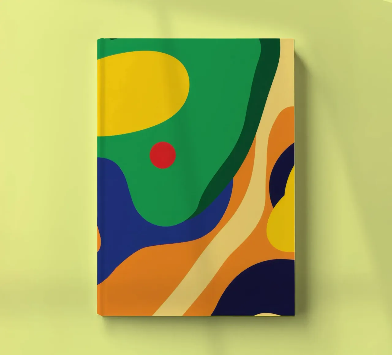Wavy Color Fields notebook by Bruce Juice