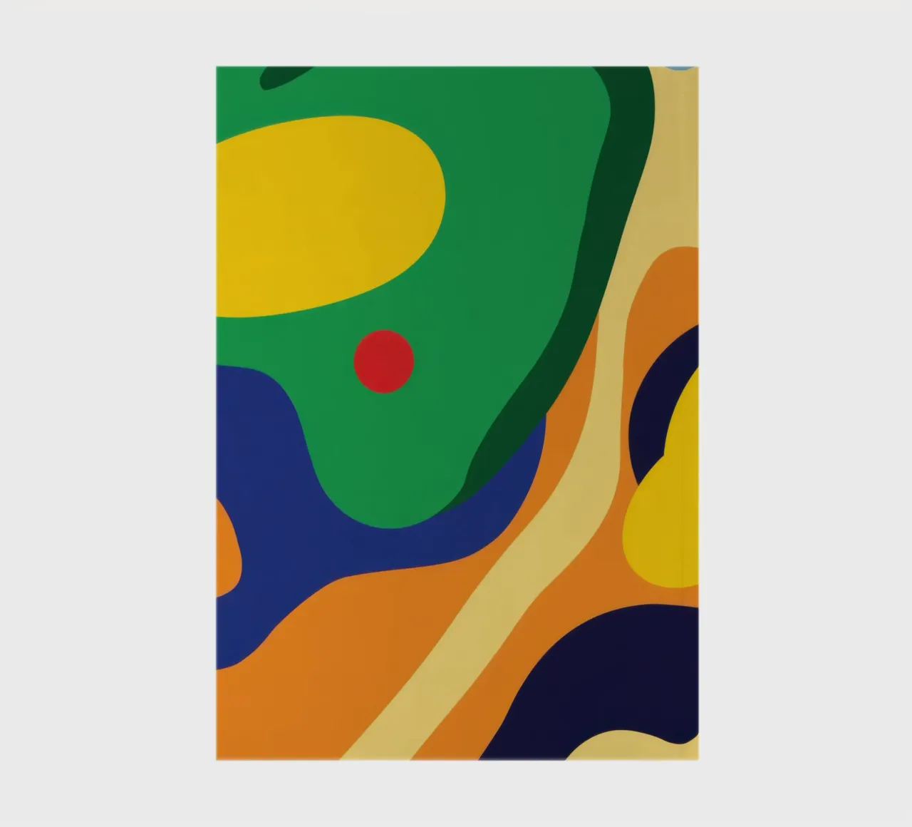 Wavy Color Fields notebook by Bruce Juice