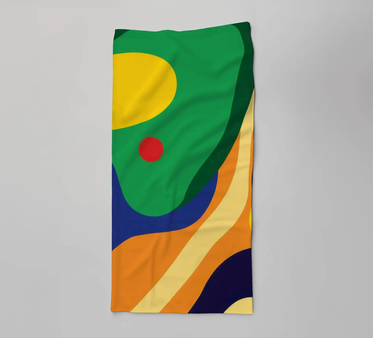 Wavy Color Fields towel by Bruce Juice