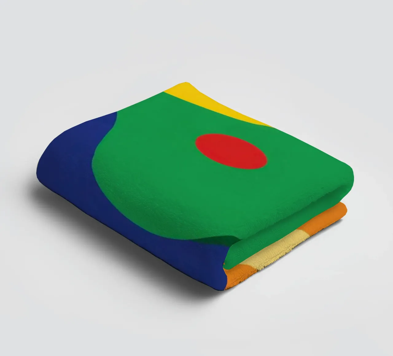 Wavy Color Fields towel by Bruce Juice
