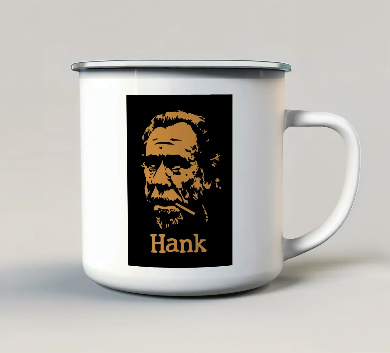 Hank tazza in smalto da Mariel Toigo