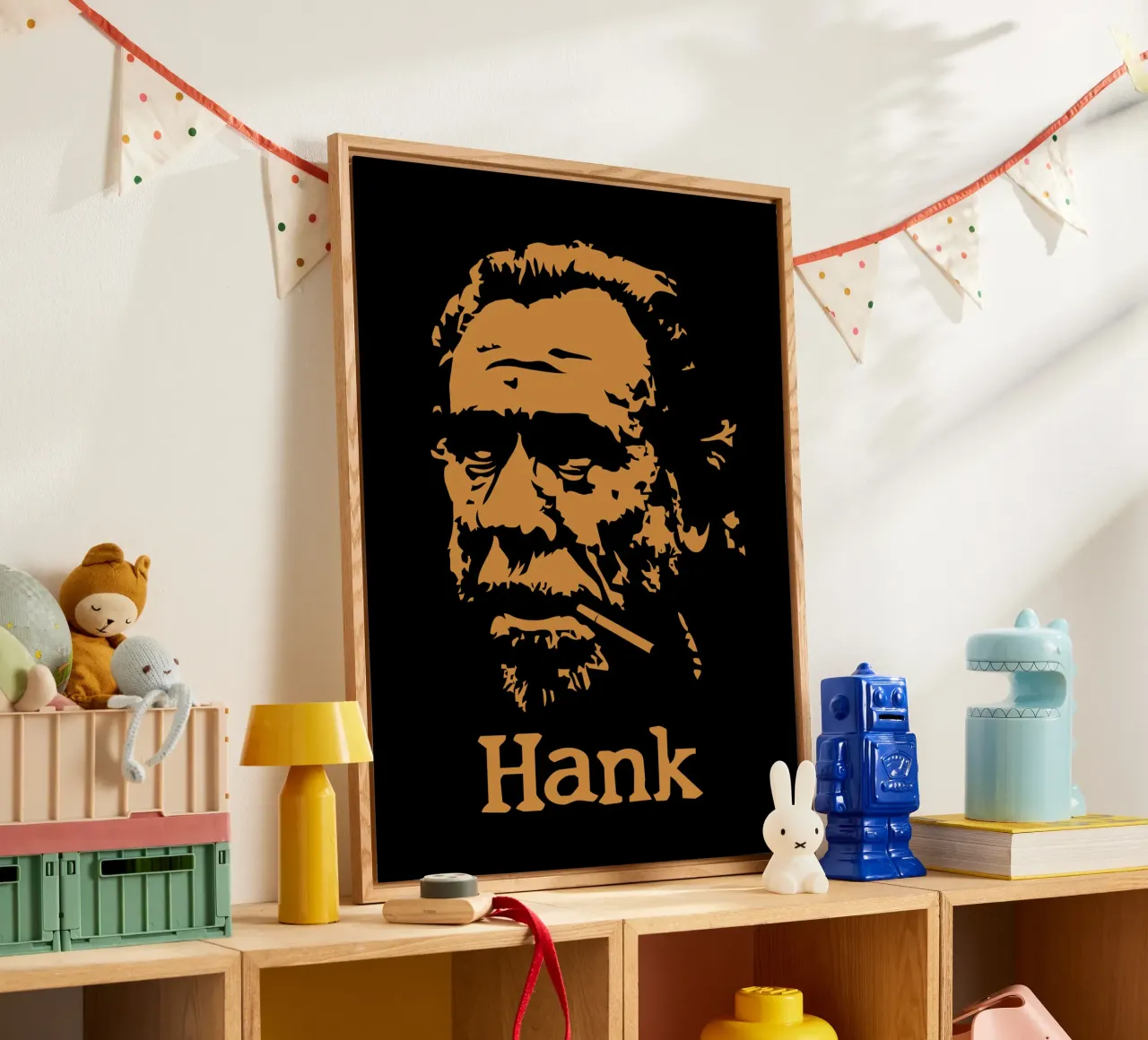 Hank plexiglass da Mariel Toigo