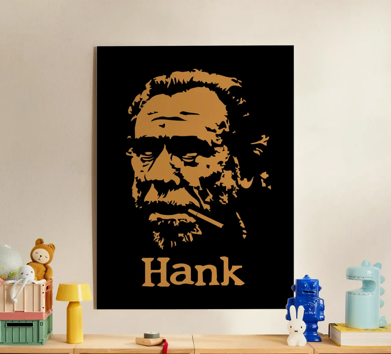 Hank plexiglass da Mariel Toigo