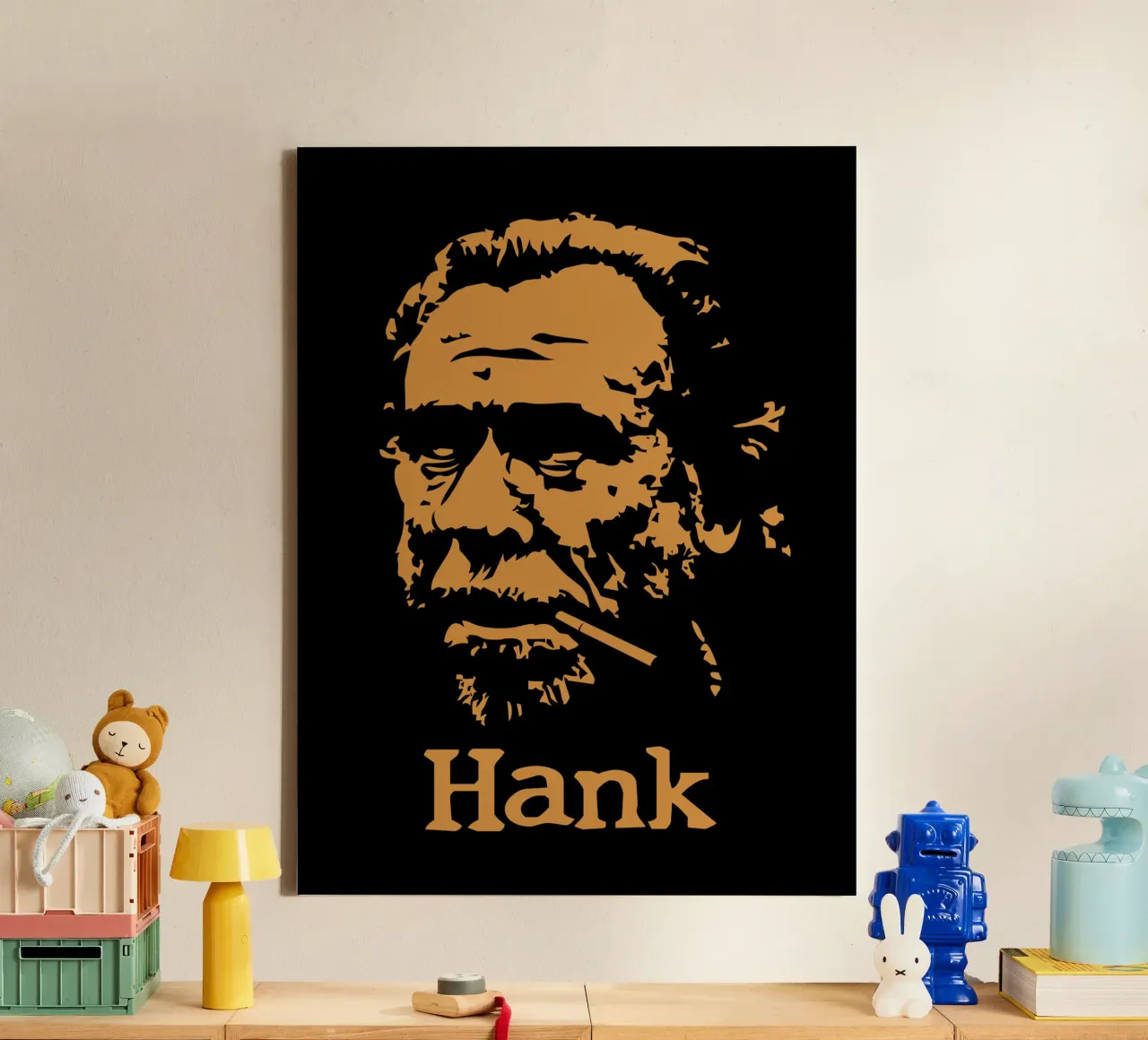 Hank tela con Cornice a cassetta da Mariel Toigo