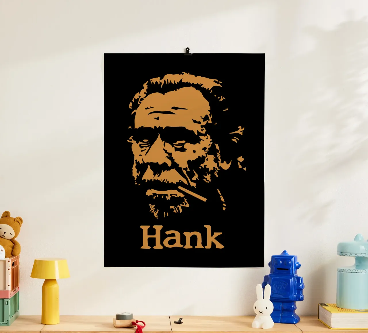 Hank poster da Mariel Toigo