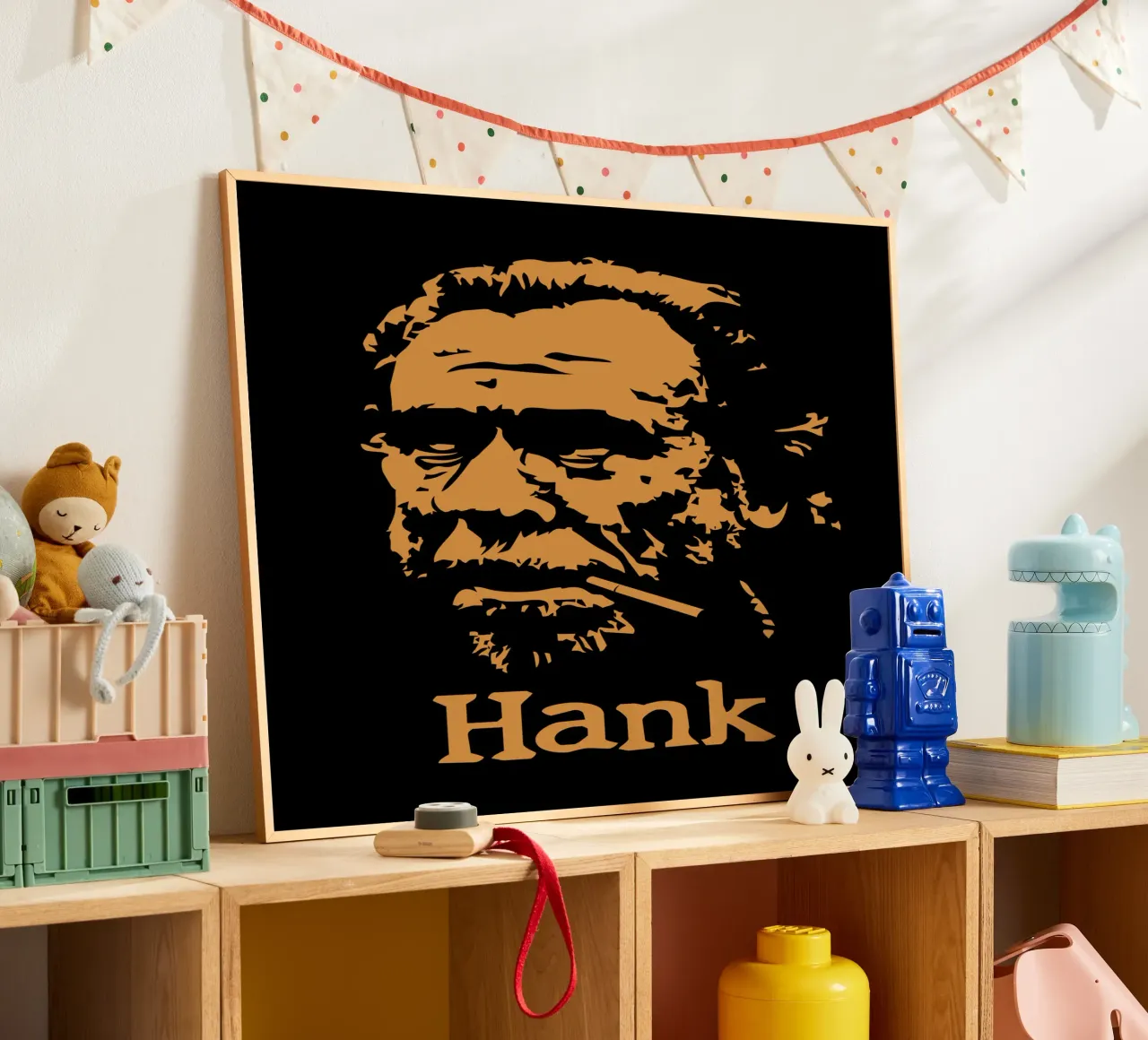 Hank poster da Mariel Toigo