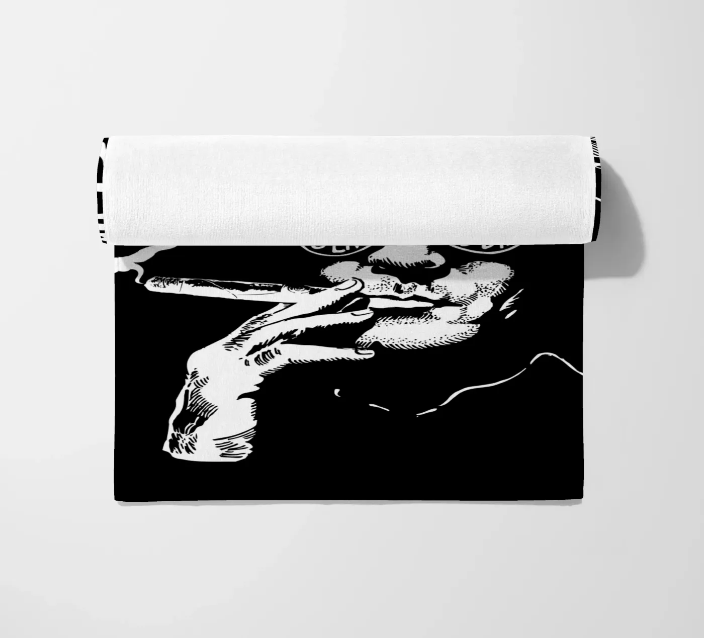 Gonzo beach towel by Mariel Toigo