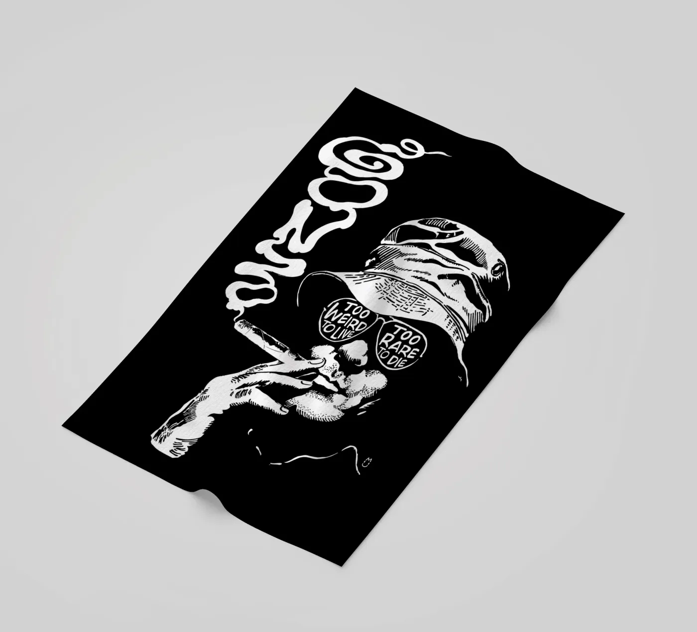 Gonzo beach towel by Mariel Toigo