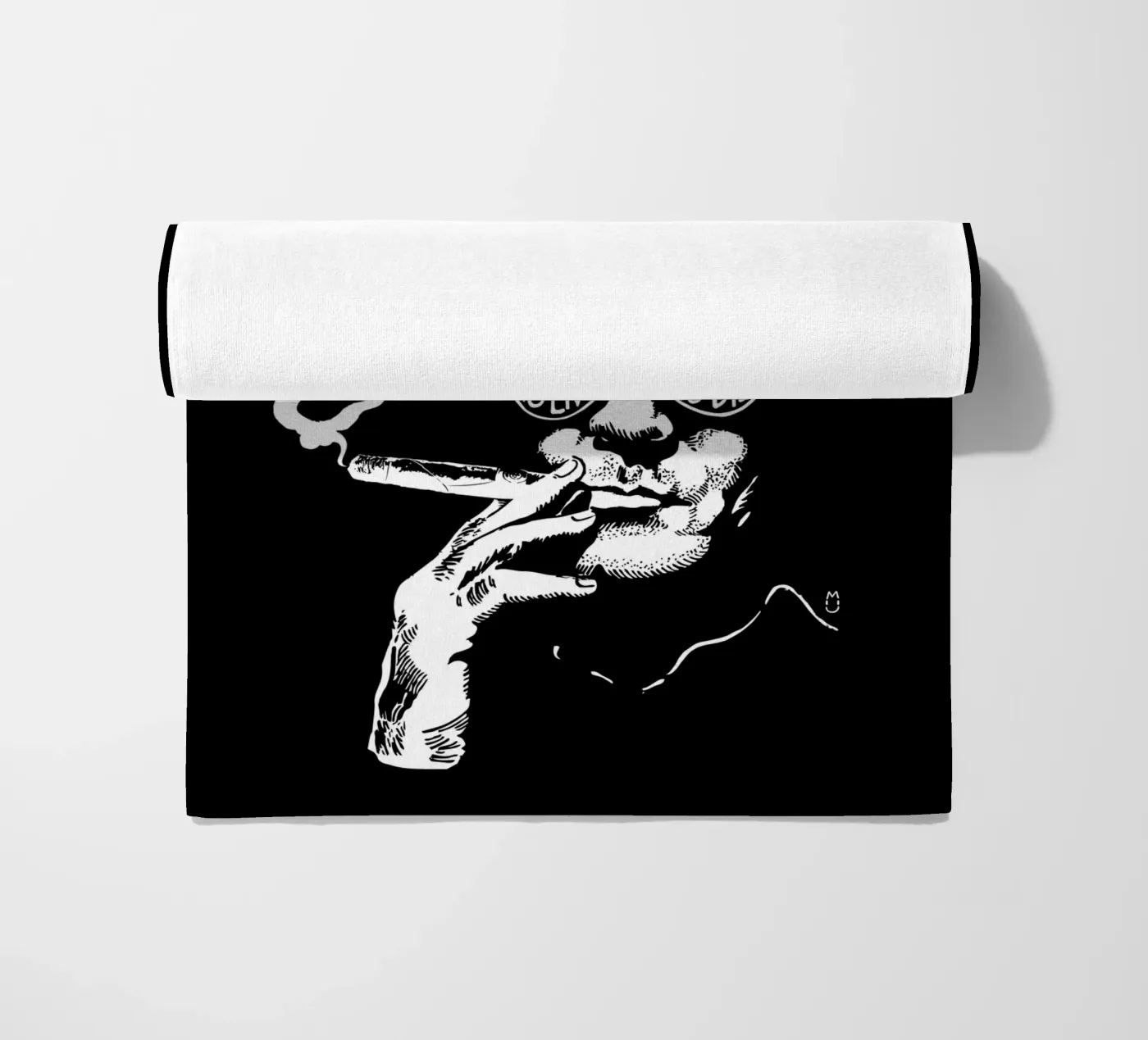 Gonzo beach towel by Mariel Toigo