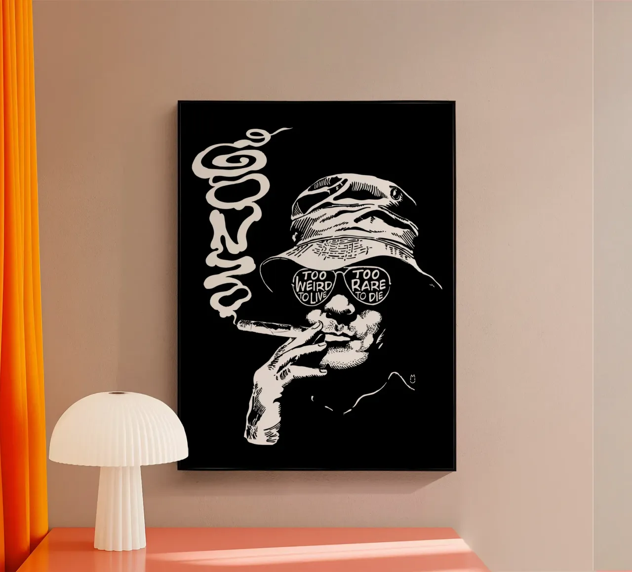 Gonzo plexiglass da Mariel Toigo