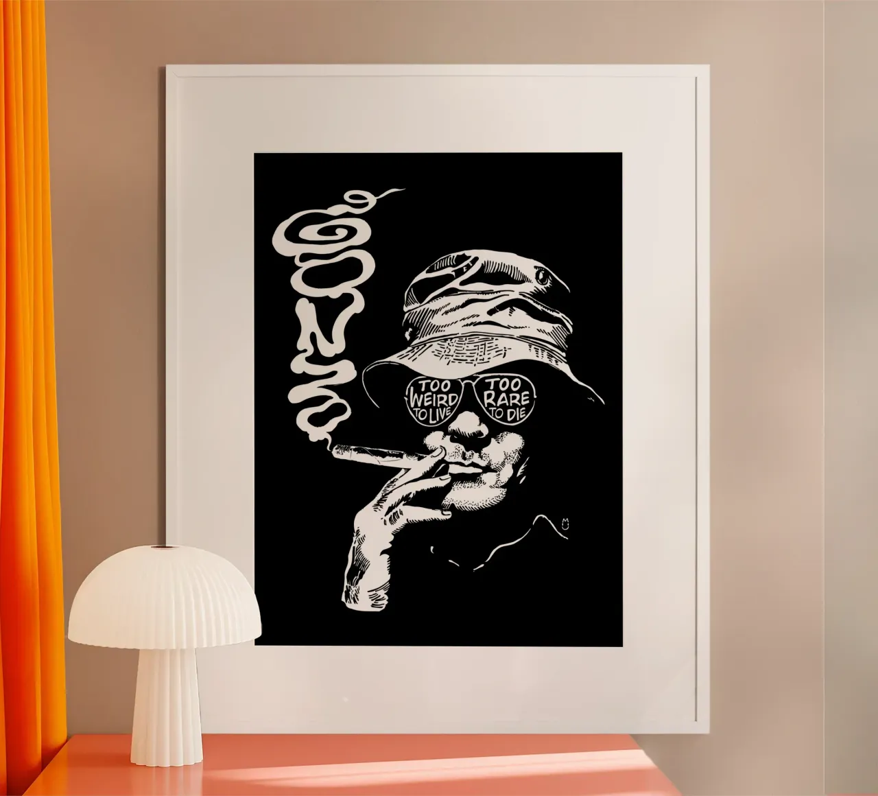 Gonzo poster by Mariel Toigo