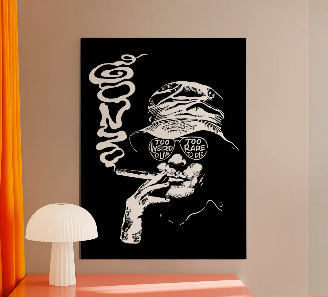 Gonzo poster by Mariel Toigo