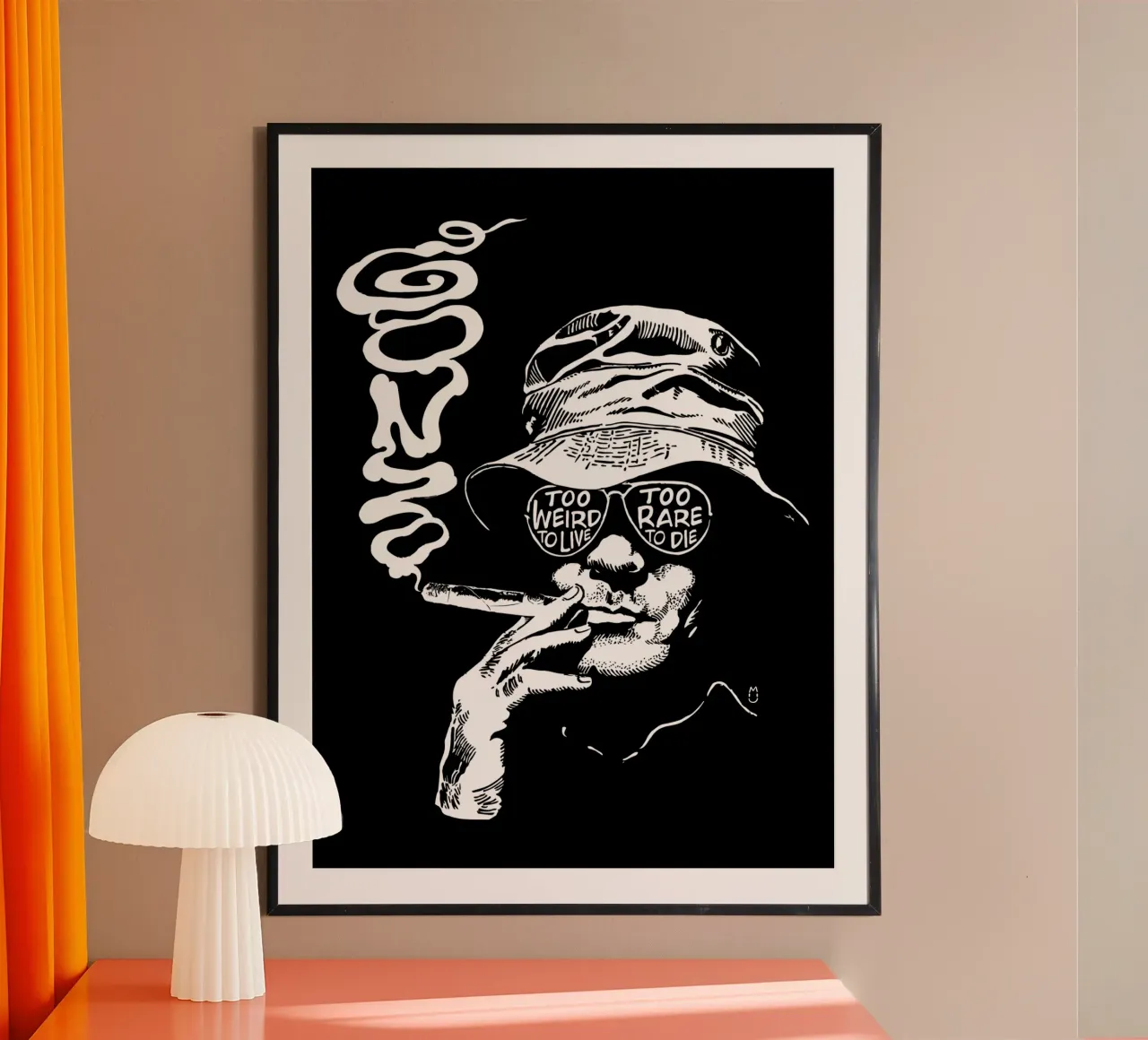 Gonzo poster by Mariel Toigo