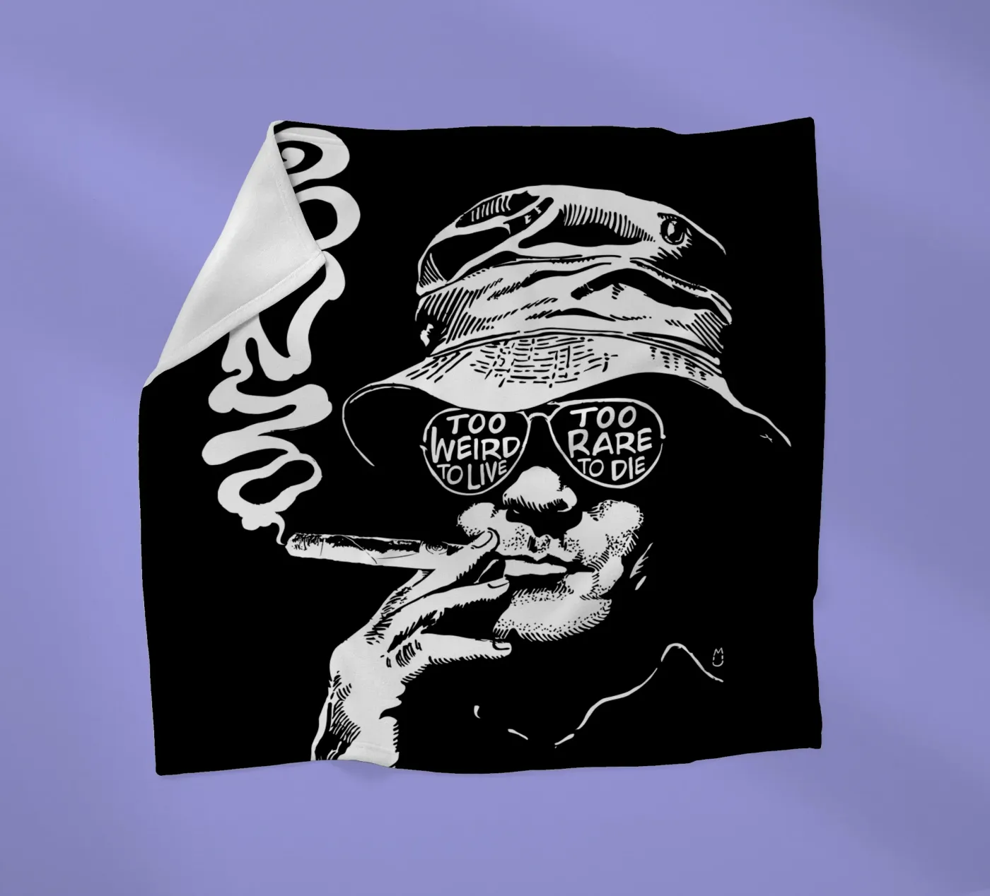 Gonzo Fleecedecke von Mariel Toigo