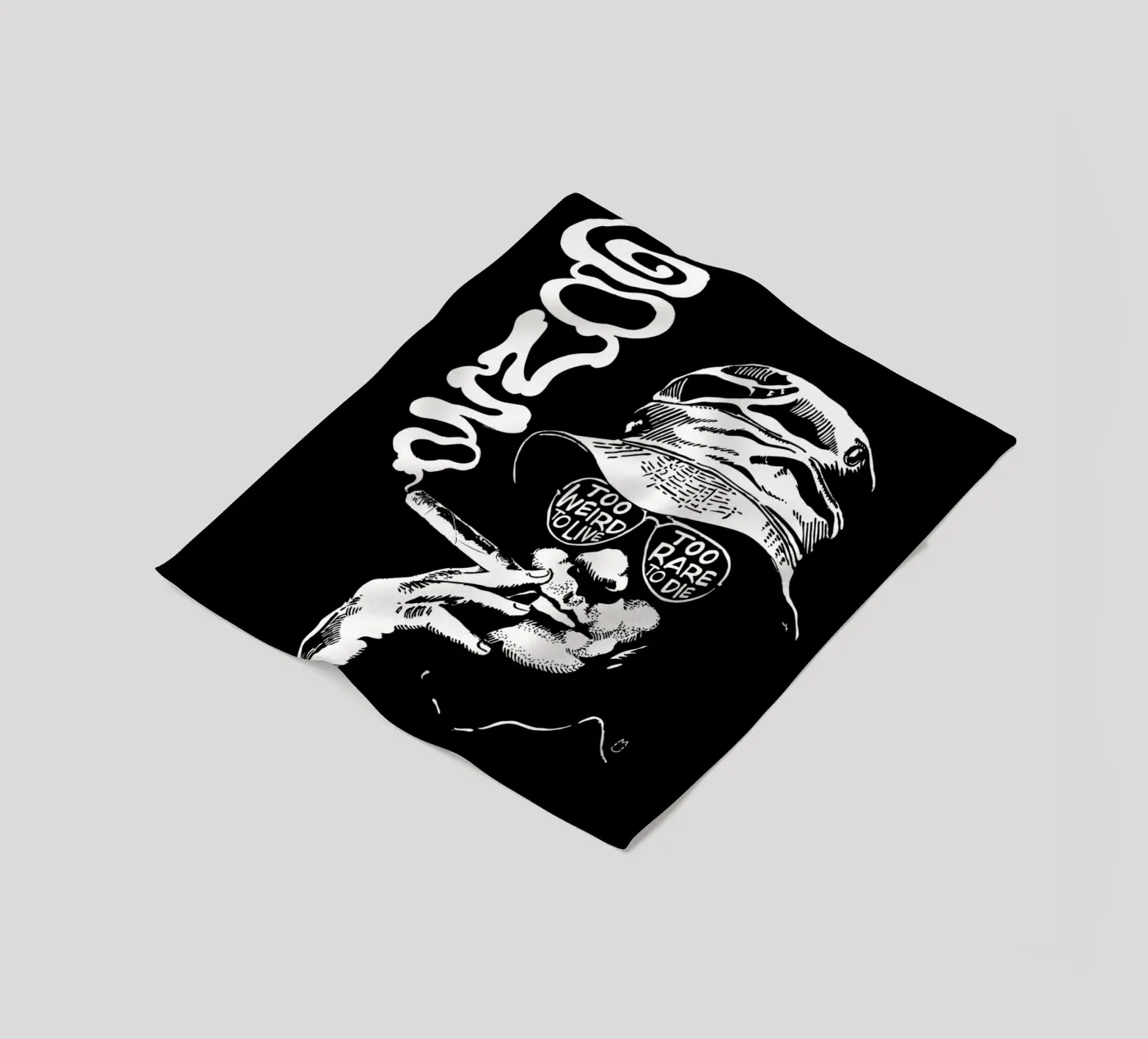 Gonzo Fleecedecke von Mariel Toigo