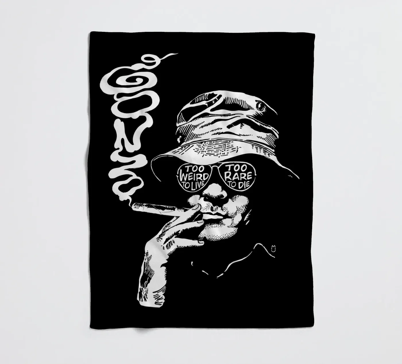 Gonzo Fleecedecke von Mariel Toigo