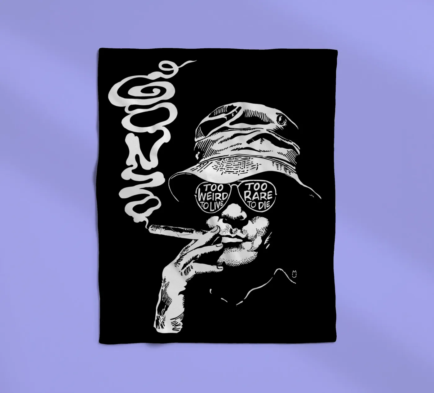 Gonzo Fleecedecke von Mariel Toigo