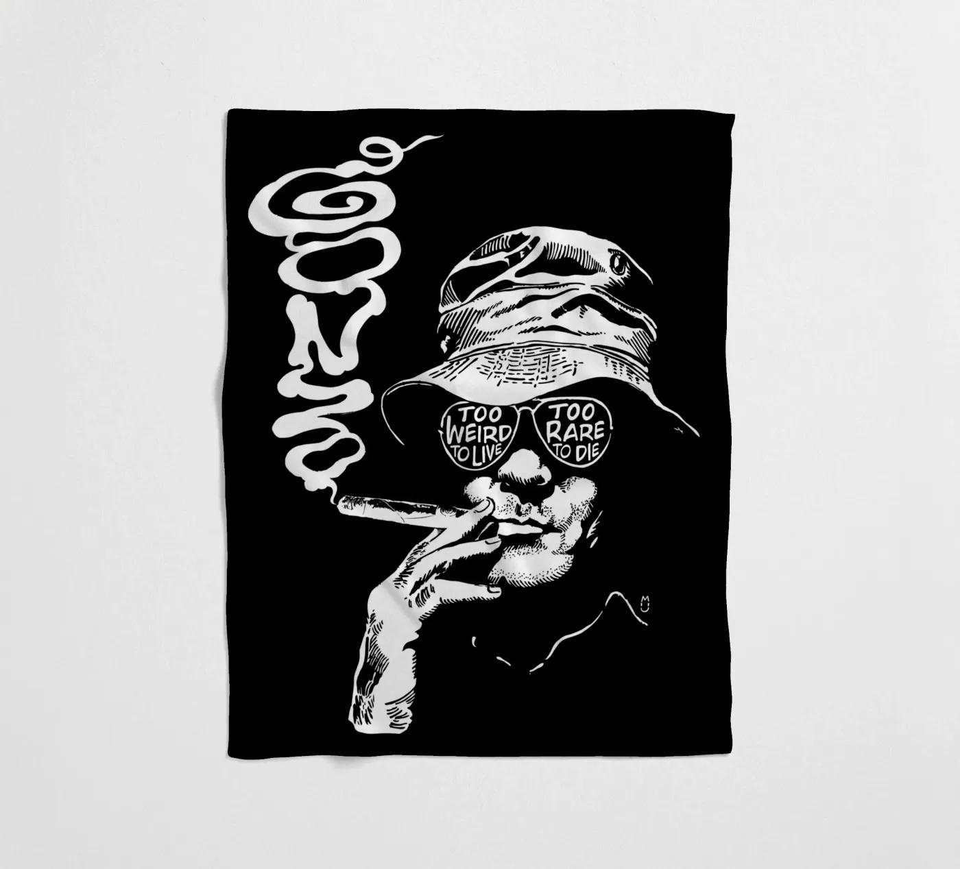 Gonzo Fleecedecke von Mariel Toigo