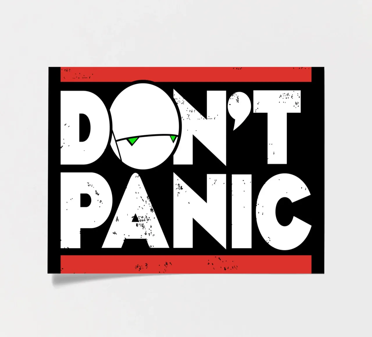 Don't Panic sticker sheet by Mariel Toigo