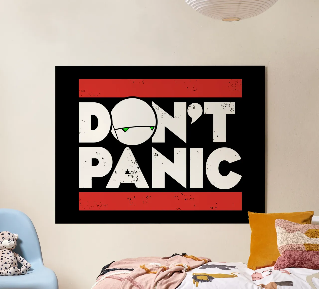 Don't Panic Acryl-Glas von Mariel Toigo