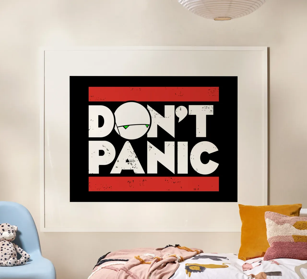 Don't Panic poster by Mariel Toigo