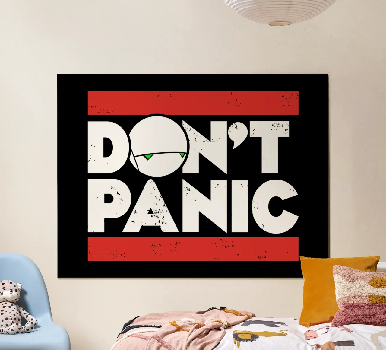 Don't Panic poster by Mariel Toigo