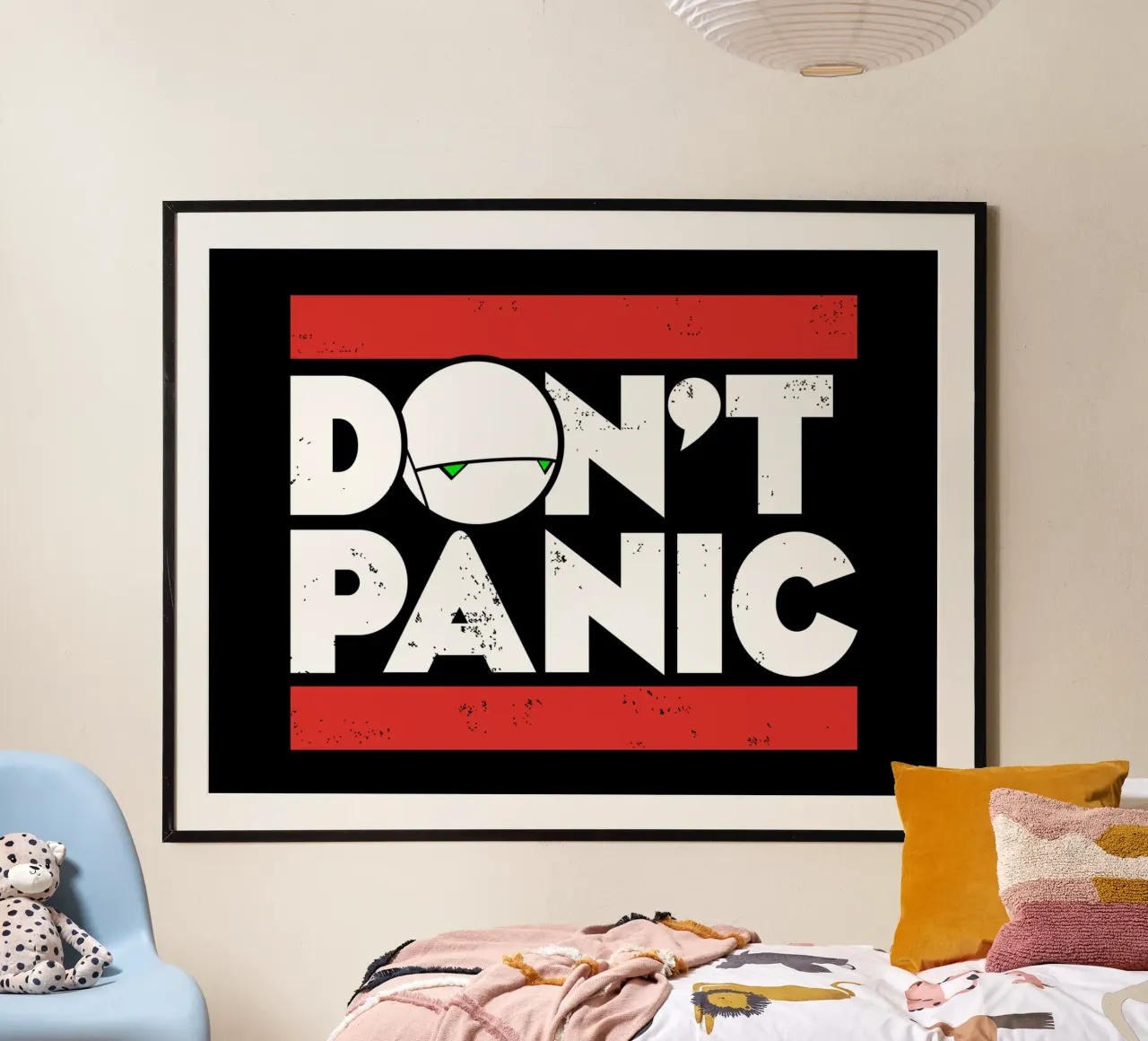 Don't Panic poster by Mariel Toigo