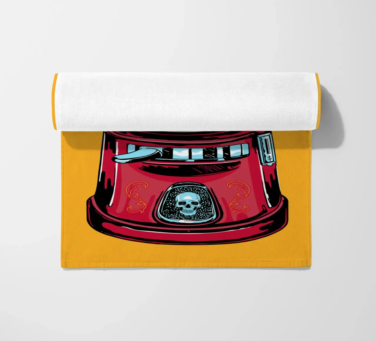 Macchina del teschio telo mare da Mariel Toigo