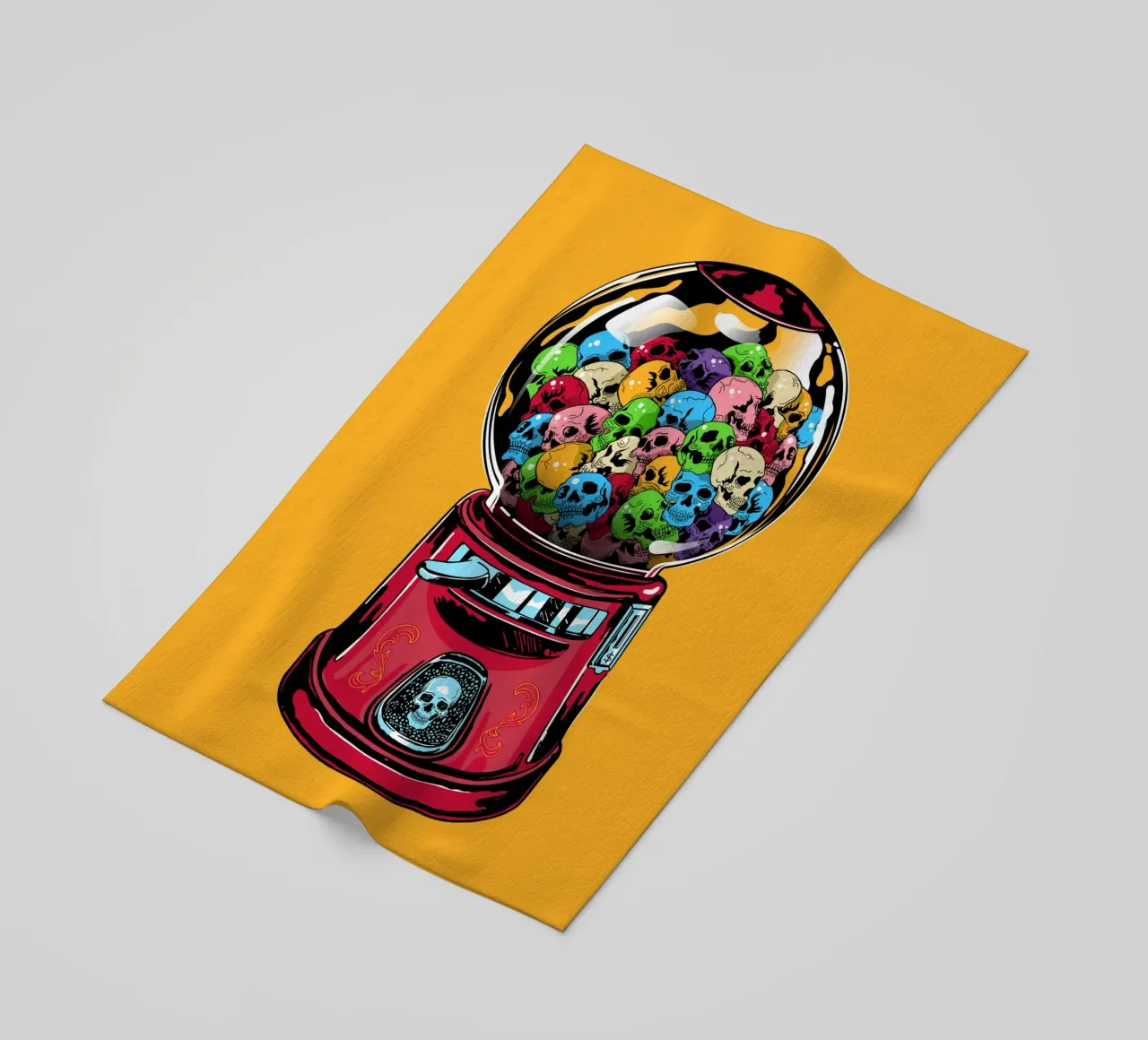 Macchina del teschio telo mare da Mariel Toigo