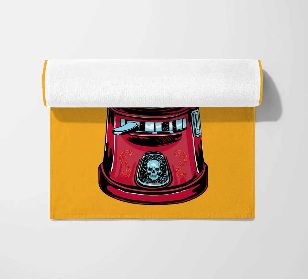 Macchina del teschio telo mare da Mariel Toigo