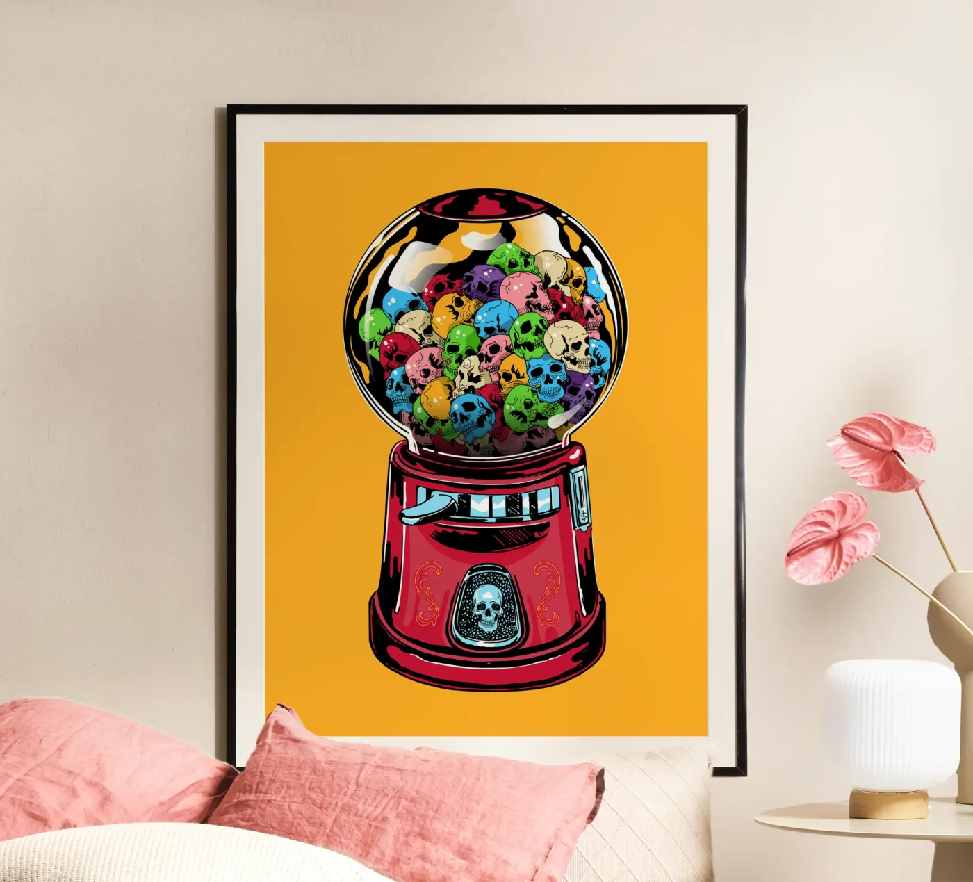 Skull Machine poster by Mariel Toigo