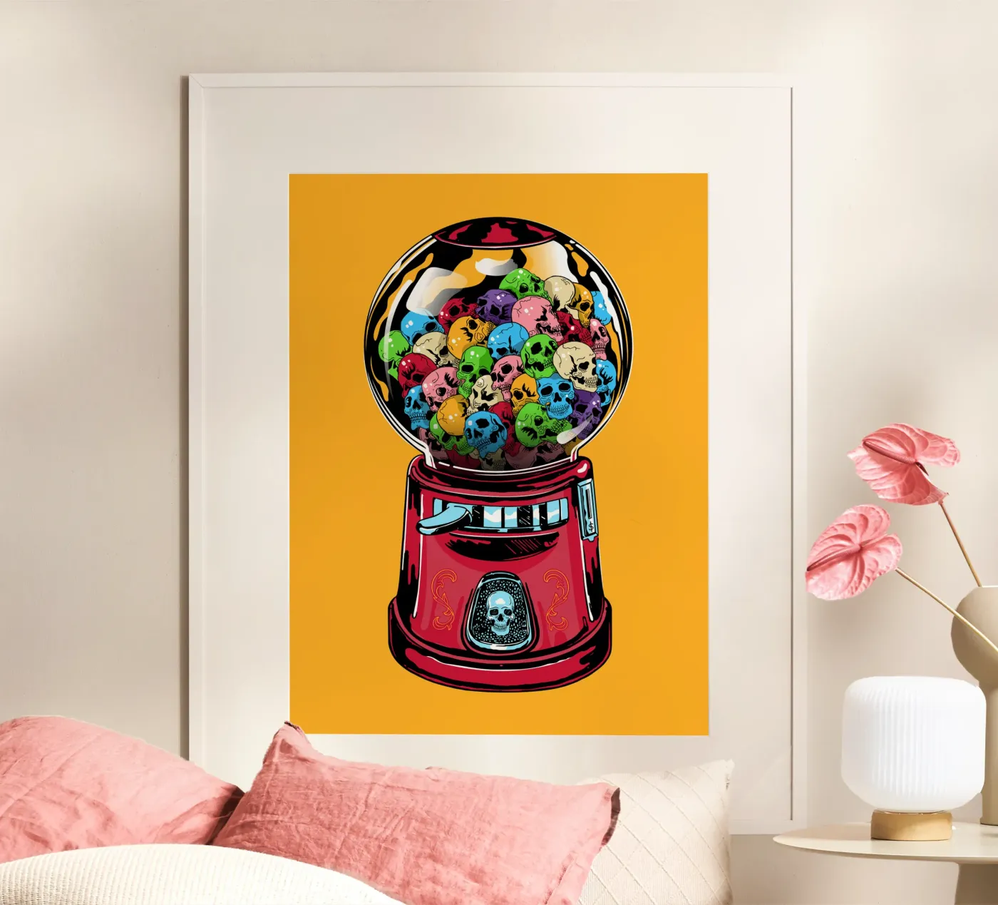 Skull Machine poster by Mariel Toigo