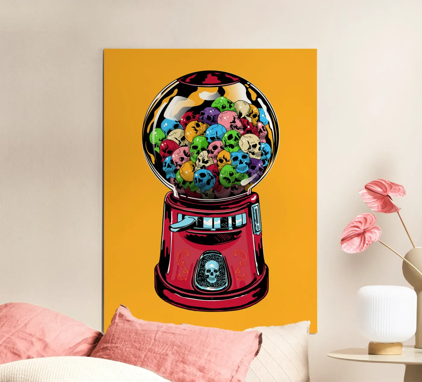 Skull Machine poster by Mariel Toigo